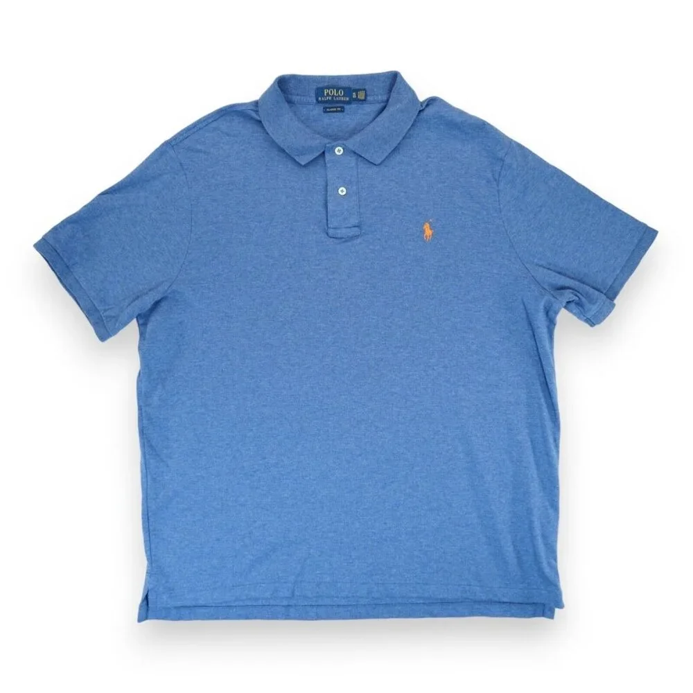 Polo Ralph‎ Lauren Men's, Classic Fit Short Sleeve, Blue Size XL